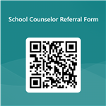 School Counselor Referral Form QR code